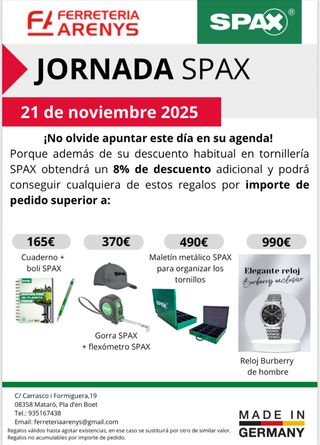 Jornada SPAX - 21 Nov 2025