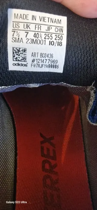 Scarpe Adidas Terrex Gore-Tex n.40