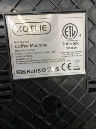 Cafetera Kotlie Negra