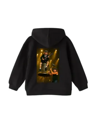 Sudadera Negra con Estampado AC/DC