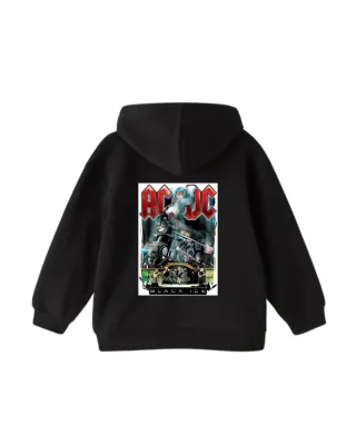 Sudadera Negra con Estampado AC/DC