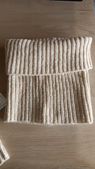 Conjunto lana mujer: gorro, bufanda y guantes