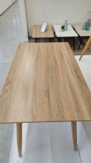NUEVO REBAJADO! Mesa comedor madera tapa fija