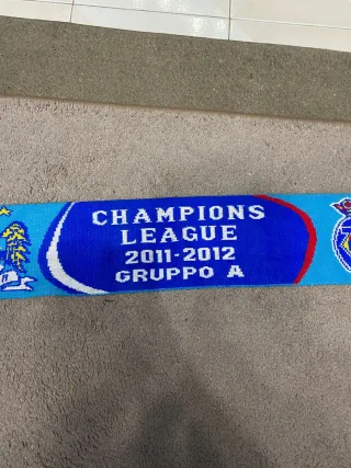 Sciarpa Champions League Napoli Villarreal Bayern