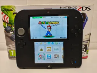Nintendo 2DS Nera + Mario Tennis