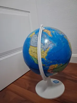 Globo terráqueo educativo