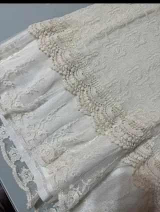 Vestido encaje blanco talla S/M