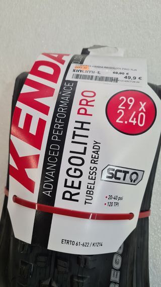 Cubierta Kenda Regolith Pro 29x2.40 Tubeless Ready