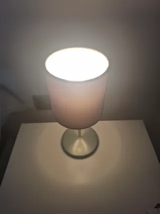 Lámparas Ikea Ingared Beige/Plata