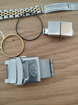 piezas de reloj, pulseras