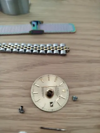 piezas de reloj, pulseras