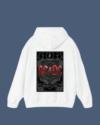 Sudadera Negra AC/DC Guitarra