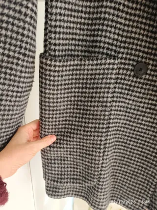 Abrigo Bimba y Lola cuadros nuevo