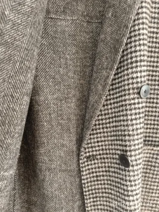 Abrigo Bimba y Lola cuadros nuevo