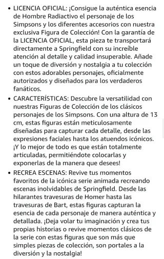 Figura de Acción Simpsons - Hombre Radiactivo