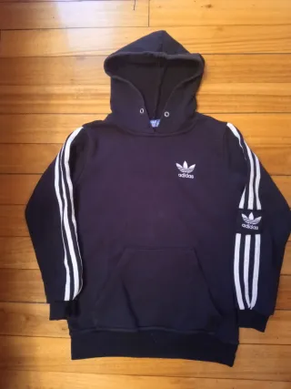 Sudadera Adidas Negra Talla 8 AÑOS