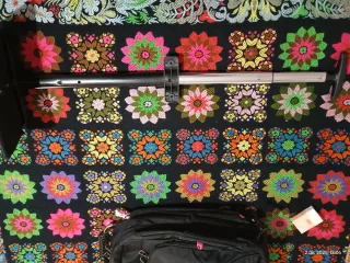 Mochila con carrito negra