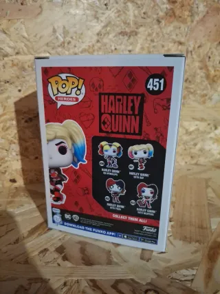 Funko Pop Harley Quinn 451 Com Morcego