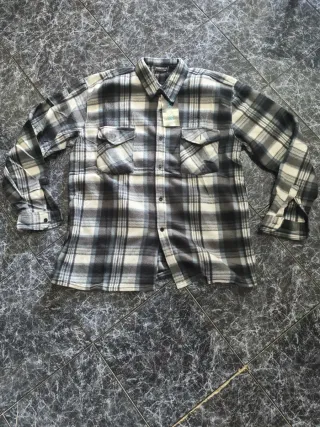 Camicia a quadri 100% viscosa XXL/3XL Nuova