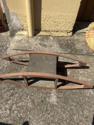 Antico scaldaletto in legno