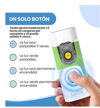 Nebulizador Portátil Feelife Adultos e Crianças