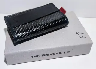 Billetera Cartera Frenchie Carbon Speed Negra Roja