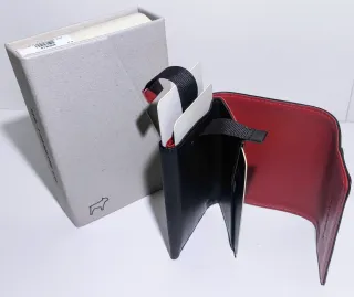 Billetera Cartera Frenchie Carbon Speed Negra Roja