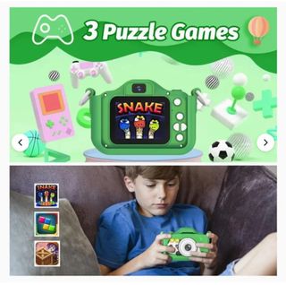 Cámara Infantil Verde Panda 32GB