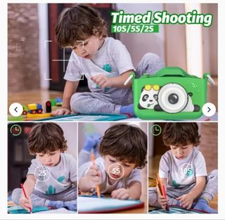 Cámara Infantil Verde Panda 32GB