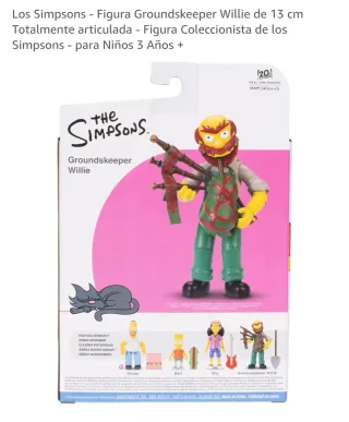 Figura Simpsons Willie el escocés.