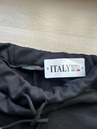 Pantalón chándal Adidas negro y blanco