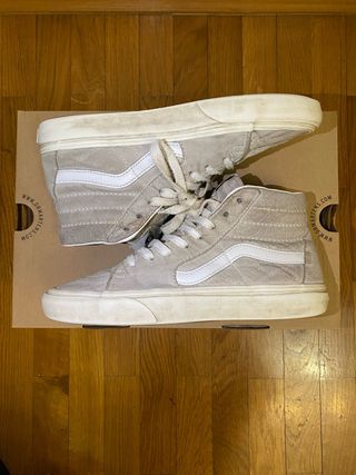 Vans Beige/Grises Talla [38.5]