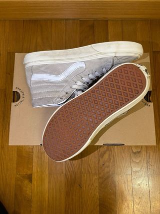 Vans Beige/Grises Talla [38.5]