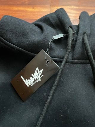 Sudadera Stussy Negra con Logo