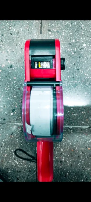 Etiquetadora Manual Roja y Negra