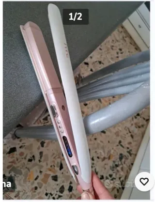 Piastra capelli doppia funzione Liscio e Frisè