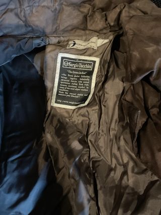 Abrigo acolchado marrón