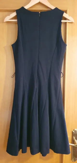 Vestido Michael Kors azul marino Cremallera Dorada