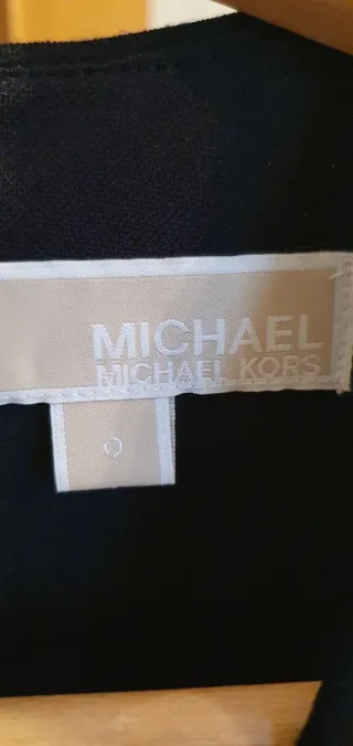 Vestido Michael Kors azul marino Cremallera Dorada