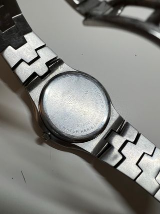 Reloj Cristian Lay Negro y Plateado