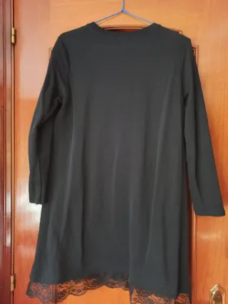 Vestido Multicolor Talla M con Encaje