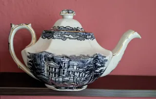 Jarra y Tetera Cerámica Sevilla Antiguas