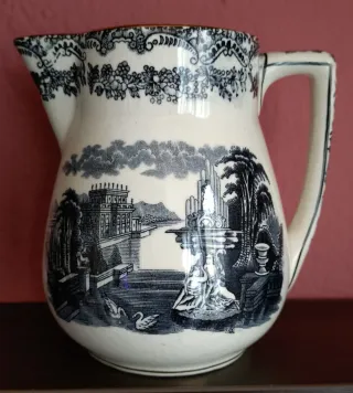 Jarra y Tetera Cerámica Sevilla Antiguas