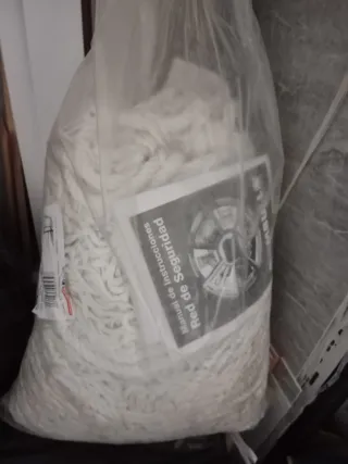 Red de seguridad para protección sin usar