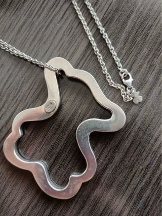 Colgante Kaos Tous Plata + Collar/Cadena