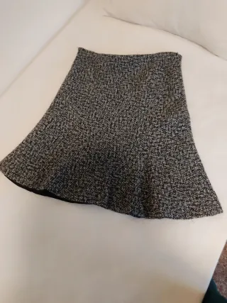 Falda jaspeada invierno