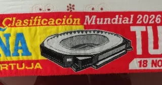 Bufanda España vs Turquía Mundial 2026