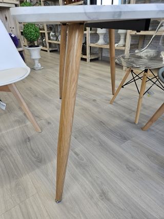 NOVEDAD REBAJA! Mesa comedor fija efecto mármol