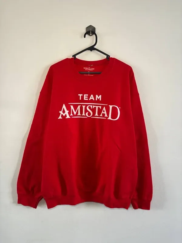 Felpa rossa Team Amistad Ron Clark Academy XL