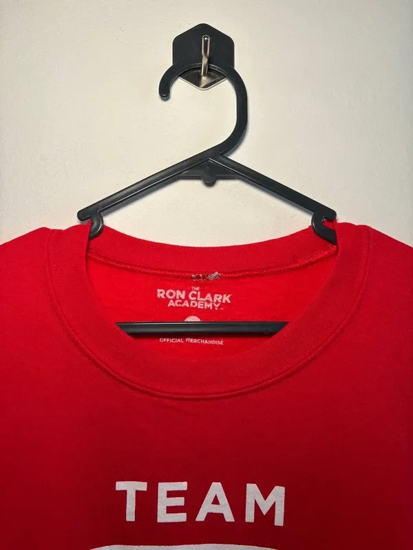 Felpa rossa Team Amistad Ron Clark Academy XL